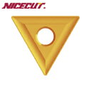 富士元工業 ショルダー加工用Tタイプ並級チップ 超硬M種 TiN <R> NK3030 (12個) 品番:T33MOR NK3030