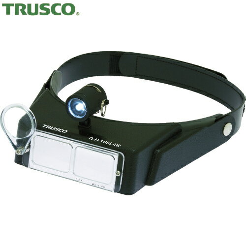 TRUSCO(トラスコ) LEDライト付ヘッドルーペ (1個) 品番：TLH-105LAW