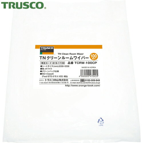 TRUSCO(ȥ饹) TN꡼롼磻ѡ100 228X228mm 100 (1) ֡TCRW-100CP