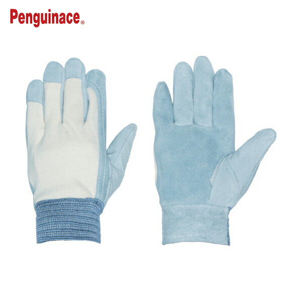 ペンギンエース 国産床革手袋 甲メリ （L） (1双) 品番：TH-407-L
