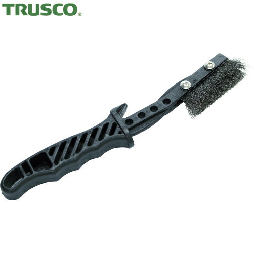 トラスコ TRUSCO チャンネルブラシ EグリップI型 ワイヤー鋼線 (1本) 品番：TEBI-WB