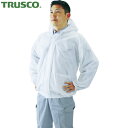 トラスコ TRUSCO エレブレイク(コロナ放電式帯電防止不織布)フード付ジャンパー M (1着) 品番:TELPC-FJ-M