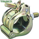 TRUSCO(トラスコ) 48.6単クランプメッキ 4分B.N付 メッキ付 (1個) 品番：TCDS-BN