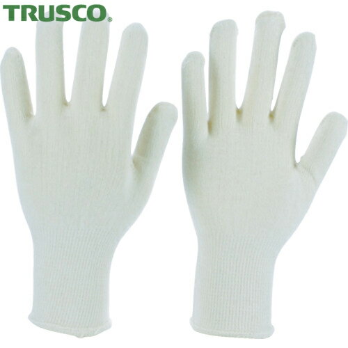 トラスコ 革手袋用インナー手袋 Mサイズ 綿100% (1双) 品番:TKIN-M