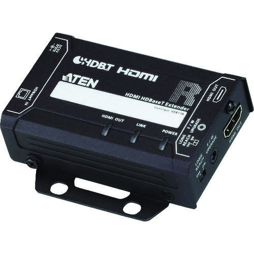 ATEN ビデオ延長器 HDMI/4K/コンパクトモデル/HDBaseT/1080pロングリーチモード対応 (1台) 品番：VE811