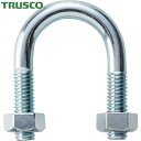 トラスコ TRUSCO 配管支持金具 SGP用Uボルト 三価ユニクロ 呼び径10A ねじ径M6 (1個) 品番:TSGP2-BTM6-10A