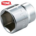 TONE(トネ) ソケット(6角) 対辺寸法22mm 全長33mm (1個) 品番：3S-22