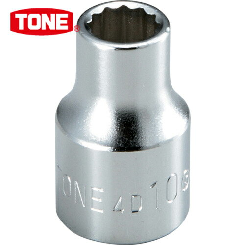 TONE トネ ソケット（12角） 対辺寸法32mm 全長47mm (1個) 品番：4D-32
