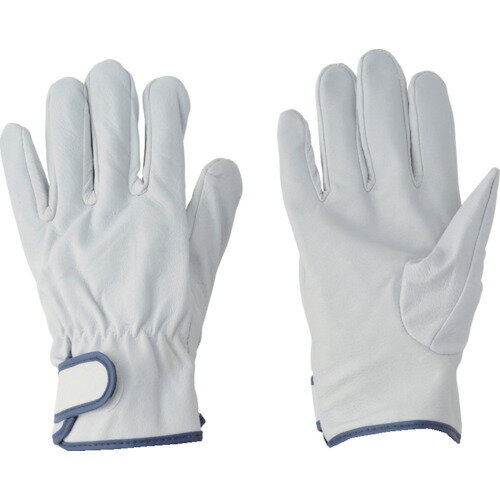 川西工業 作業手袋 作業手袋 豚本革手袋（袖口マジックタイプ） 豚レインジャー 内綿タイプ 1P Lサイズ (1双) 品番：2390-L