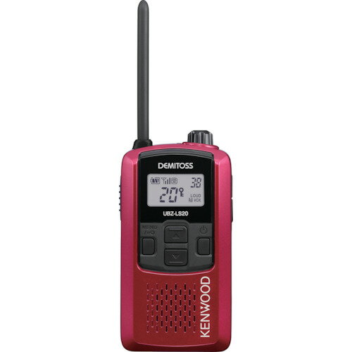KENWOOD ケンウッド 特定小電力トランシーバー(交互通話) (1台) 品番:UBZ-LS20RD KENWOOD ケンウッド 特定小電力トランシーバー(交互通話) (1台) 品番:UBZ-LS20RD