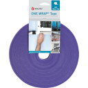 Velcro ヴェルクロ ONE-WRAP テープ 幅25mm×長さ25m 紫 (1巻) 品番:VEL-OW64159