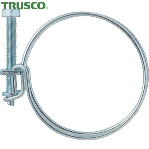 TRUSCO(トラスコ) ネジ式ワイヤバンド 締付径18〜22mm (10個入) (1箱) 品番：TWB-22