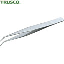 トラスコ TRUSCO ステンレス製ピンセット 125mm 先曲り型 (1本) 品番:TSP-26