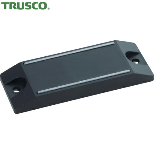 TRUSCO(トラスコ) マグネットキャッチ 樹脂製・平型 (1個) 品番：TSM-128-BK