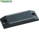 トラスコ TRUSCO 木製家具の扉開き止め等に マグネットキャッチ 樹脂製・平型 (1個) 品番:TSM-129-BK