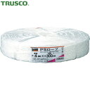 トラスコ TRUSCO PSロープ 幅4mmX長さ300m 白 (1巻) 品番:TPS-4300