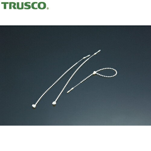 トラスコ TRUSCO ケーブルタイ 配線止め ビードタイ幅1.8mm×長さ143mm （1000本入） (1袋) 品番：TV-130K