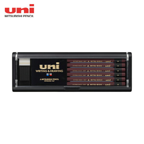 三菱鉛筆 uni ユニ鉛筆 H （12本入） (1箱) 品番：UH