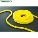 トラスコ TRUSCO スパイラルチューブ10m結束径φ3.2〜25.0黄 (1巻) 品番:TSP4Y