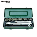 ASH 旭金属工業 ハイブリットソケットセット1/2(12.7)×13pcs (1S) 品番:VFS4100