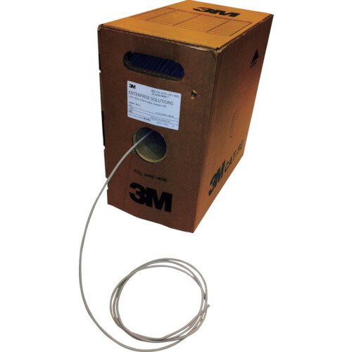 コーニング Cat6 UTPエコケーブル 305m ライトグレー （1巻入） (1箱) 品番：VOL-6C4L-UGY-305L