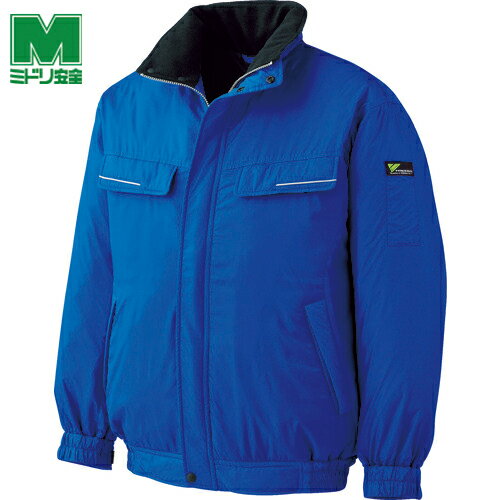 ミドリ安全 ベルデクセル 防寒ブルゾン ロイヤルブルー S (1着) 品番：VE1023-UE-S