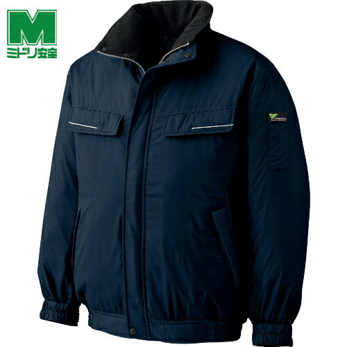ミドリ安全 ベルデクセル 防寒ブルゾン ネイビー M (1着) 品番：VE1027-UE-M
