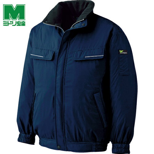 ミドリ安全 ベルデクセル 防寒ブルゾン ネイビー S (1着) 品番：VE1027-UE-S