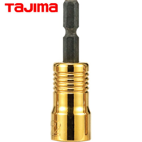 タジマ tajima インパクトドライバー用ソケットショートタイプ 18V対応 SDソケットショート 12mm 6角 (1個) 品番:TSK-SD12S-6K