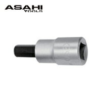 ASH 旭金属工業 ソケットレンチ用ヘキサゴンソケット9.5□×5mm (1個) 品番：VX3005