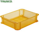 トラスコ TRUSCO スケルトンカラーコンテナ 6L オレンジ (1個) 品番:TSK-6OR