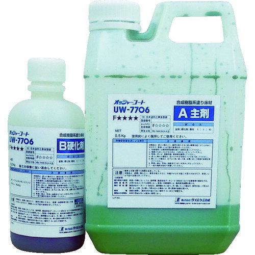 TC オッシャーコート コンクリート凹凸補修剤 6Kgセット C48グリーン (1S) 品番:UW-7706-C48