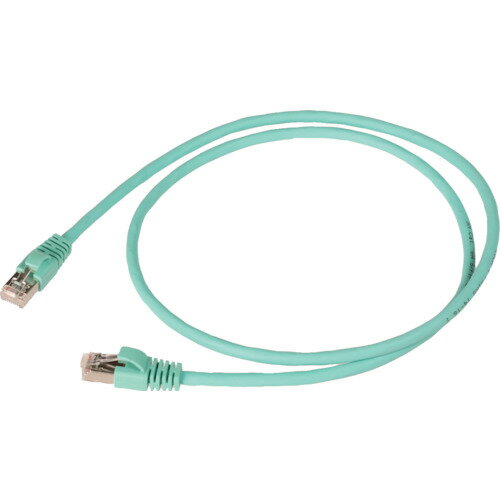 コーニング Cat6A STPパッチコード5m 青緑 (1本) 品番：VOL-6ASFL-L5-TL