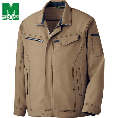 ミドリ安全 作業服 作業着 ユニフォーム ベルデクセル 交織ストレッチジャンパー VE524上 LL (1着) 品番：VE524UE-LL