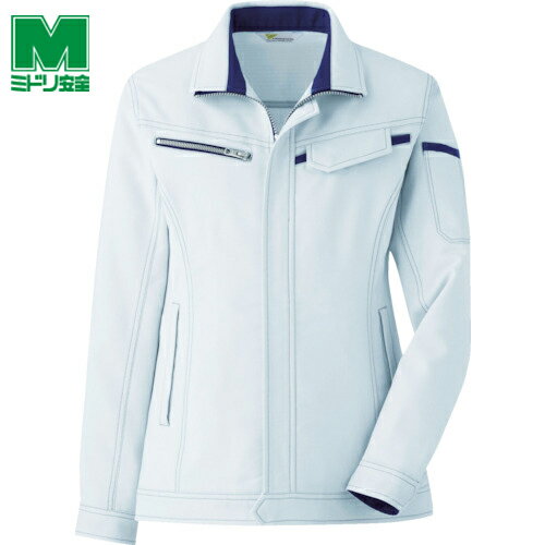 ミドリ安全 作業服 作業着 ユニフォーム ベルデクセル 交織ストレッチ 女子ジャンパー VEL521上 11 (1着) 品番：VEL521UE-11