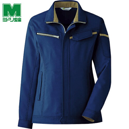 ミドリ安全 作業服 作業着 ユニフォーム ベルデクセル 交織ストレッチ 女子ジャンパー VEL527上 9 (1着) 品番：VEL527UE-9