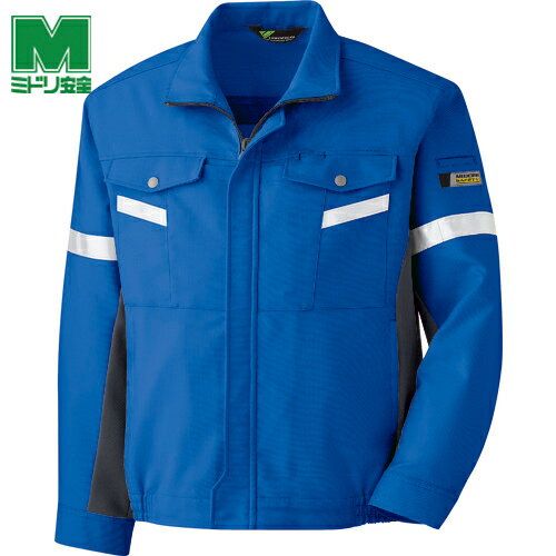 ミドリ安全 作業服 作業着 ユニフォーム ベルデクセル 帯電防止 反射材仕様ブルゾン VE543上 LL (1着) 品番：VE543UE-LL