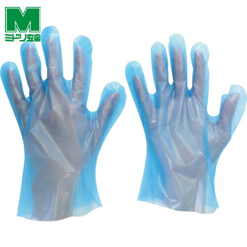 ミドリ安全 ポリエチレンディスポ手袋 ベルテ585 100枚 袋入 SS (1袋) 品番:VERTE-585-SSのサムネイル