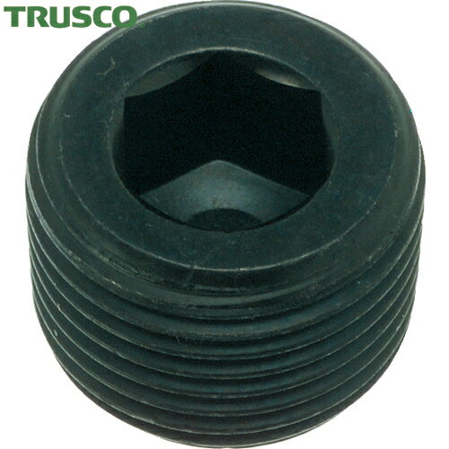 トラスコ TRUSCO イモネジ テーパー浮きプラグ SP3（スチール） 黒染め PT3/4 2個入 (1Pk) 品番：Y1083..