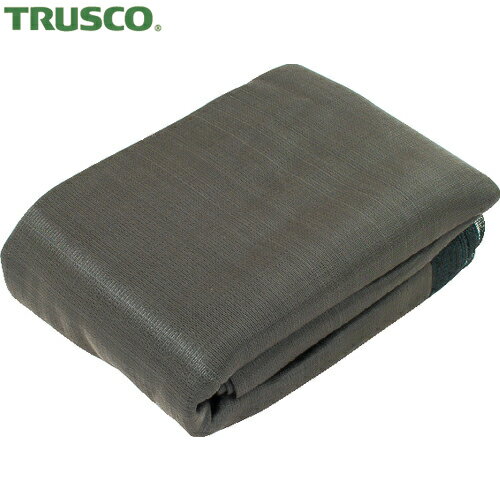 トラスコ TRUSCO 防護ネット 景観保護防風ネット 目合い1mm目 幅2×長さ4m ブラウン (1巻) 品番：WN124