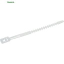 トラスコ TRUSCO ケーブルタイ 配線止め コードストラップ 幅9mm×160mm 最大結束Φ45 100本入 (1袋) 品番:WL-160