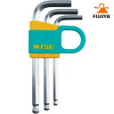 フジ矢 ワイズ 価値ある3本組 ボールポイントレンチ(4/5/6mm)(1S) 品番:WLB130-3S ボールポイント六角棒レンチセット