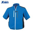 XEBEC ジーベック 空調服制電半袖ブルゾンXE98027−40−M ブルー (1着) 品番:XE98027-40-M