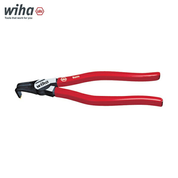 wiha 穴用スナップリングプライヤーマジックチップ付先端90° (1丁) 品番：Z335J4101