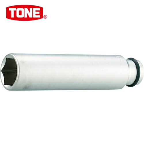 TONE トネ インパクト用超ロングソケット 対辺寸法17mm 全長150mm (1個) 品番：4NV-17L150