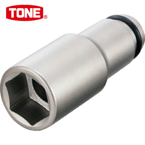 TONE トネ インパクト用超ロングソケット 対辺寸法27mm 全長100mm (1個) 品番：4NV-27L100