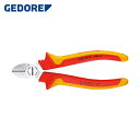 【6/22 20:00~6/27 01:59迄 ポイント2倍 お買い物マラソン】 ゲドレー GEDORE 絶縁ニッパ VDE8314H 140mm (1丁) 品番:1552155