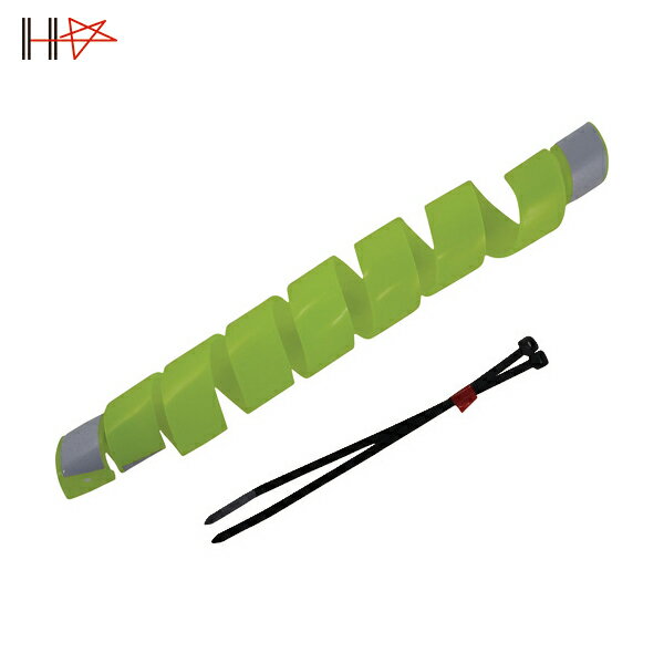 ダイドーハント 蛍光安全スパイラル(蛍光安全標識) イエロー 3本入り (1袋) 品番：10157513