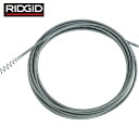 RIDGID リジッド ドレンクリーナー用オプション ファンネルオーガー一体型ケーブル7.6M S-2 (1本) 品番:50652