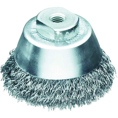LESSMANN 工業用カップブラシ Φ75 鋼線 線径0.3 (1個) 品番：423164